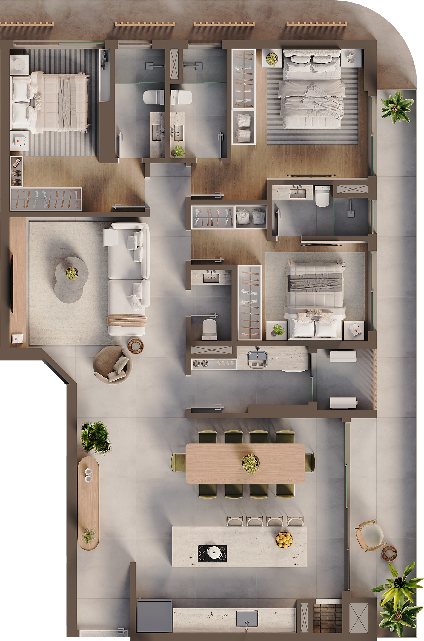 Atrani Tipo 04 — 138 m²